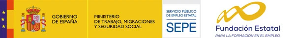 Gobierno de España, Ministerio de Trabajo, Migraciones y Seguridad Social, Servicio Público de Empleo Estatal y Fundación Estatal para la Formación en el Empleo
